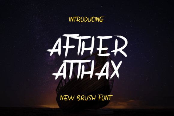 Afther Atthax Font for Business Branding