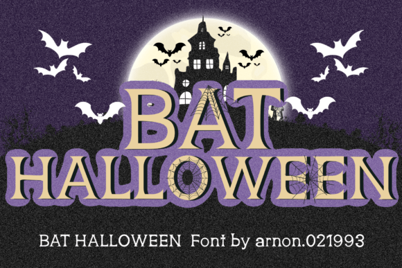 Bat Halloween Font Review