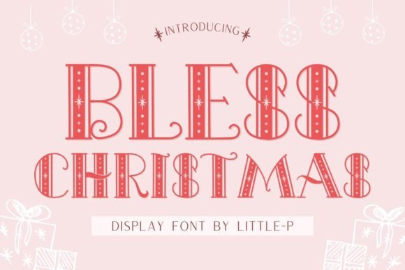 Blessed Christmas Font for Festive Campaigns