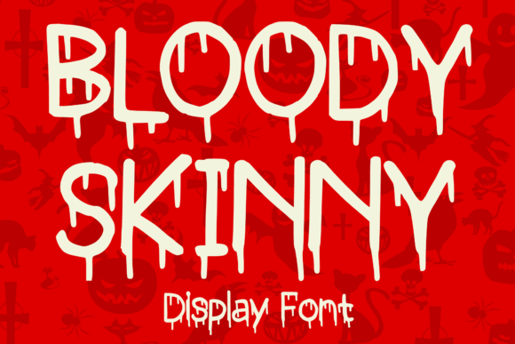 Bloody Skinny Font for Bold Branding