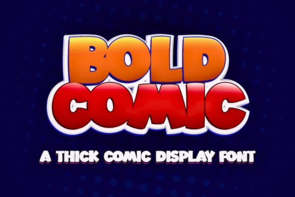Bold Comic Font for Business Design