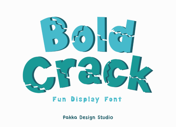 Bold Crack Font for Creative Projects