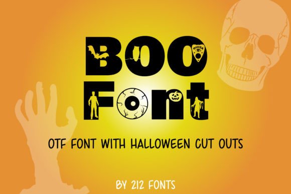 Boo Font: Halloween Display Type