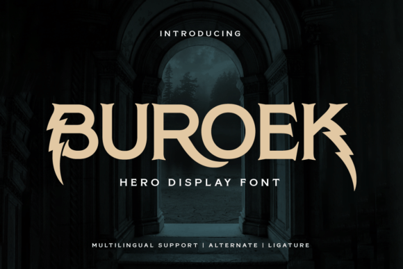 Buroek: A Bold Display Font for Web Design