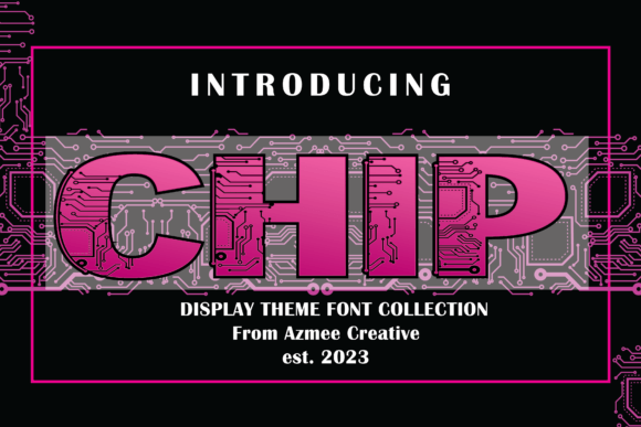 Chip: A Bold Font for Editorial Impact
