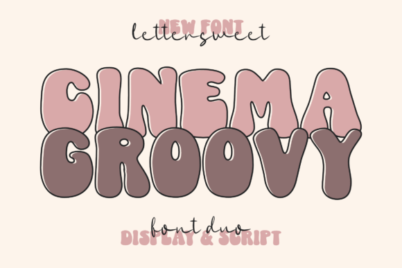 Cinema Groovy Font for Vintage Branding