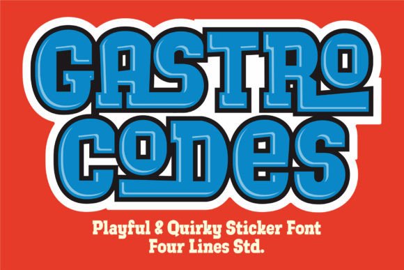 Gastro Codes Font for Bold Visuals