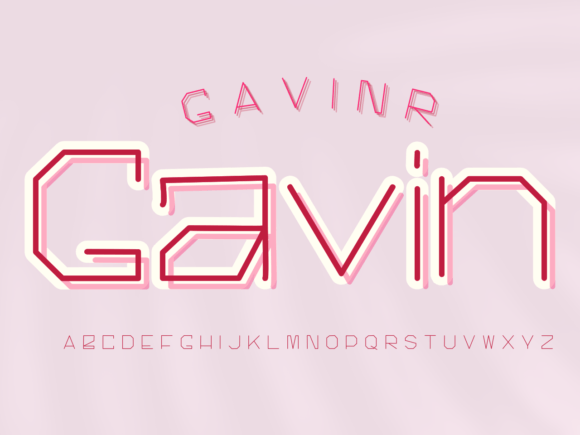 Gavin: A Premium Display Font for Business Branding
