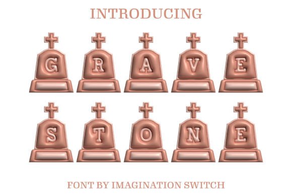 Gravestone Inflated Font