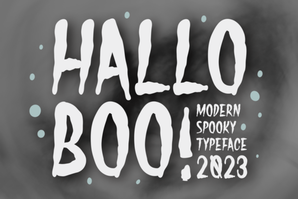 Hallo Boo Font for Halloween Branding