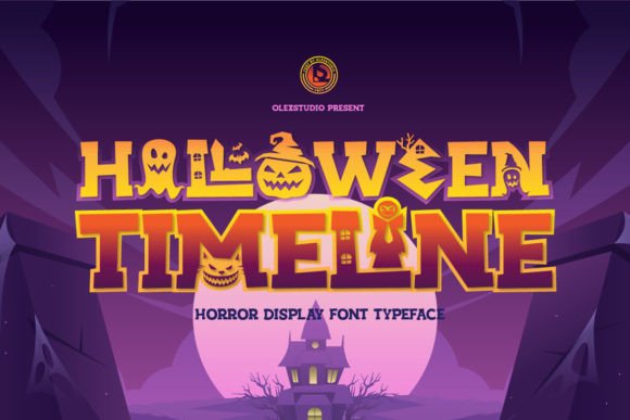 Halloween Timeline Font for Spooky Campaigns