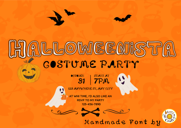 Halloweenista Font for Editorial Design