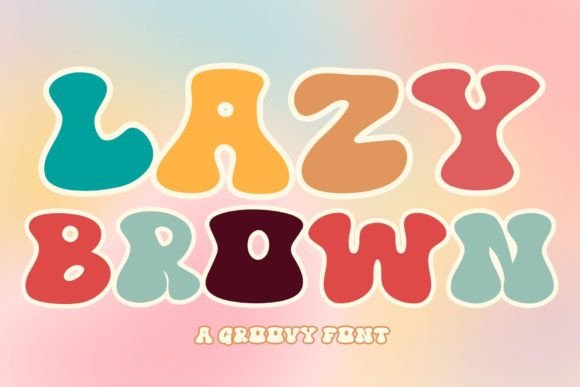 Lazy Brown Font for Creative Projects