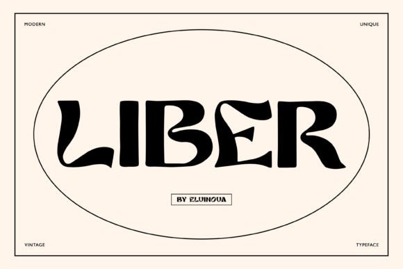 Liber Retro Font for Creative Makers