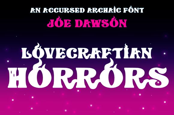 Lovecraftian Horrors Font