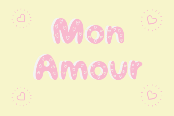 Mon Amour Font for Elegant Design