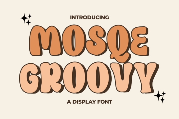 Mosqe Groovy Font for Bold Design