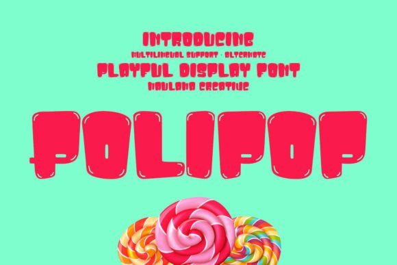 Polipop: A Playful Display Font