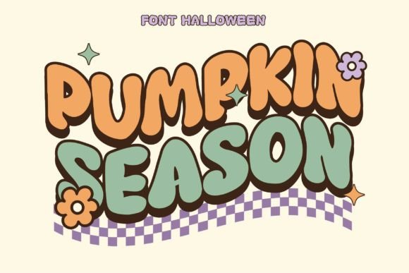 Pumpkin Season Font for Business Branding