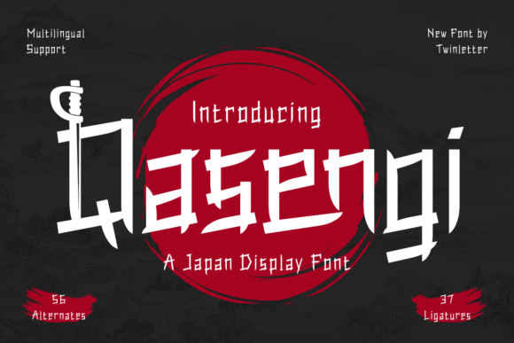 Qasengi: A Font for Cultural Storytelling