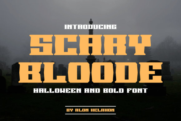 Scary Bloode Font for Business Branding