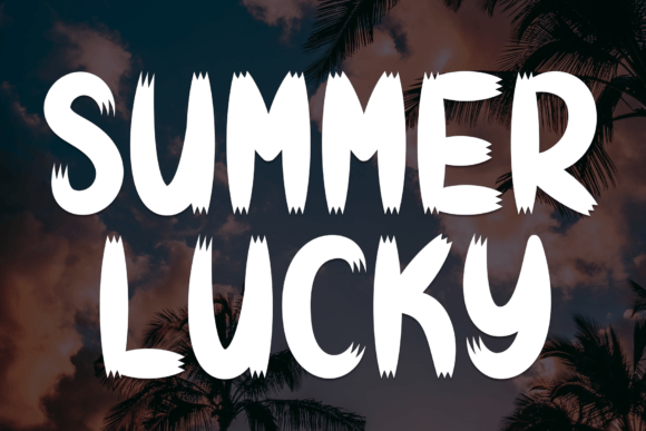 Summer Lucky Font for Web Design