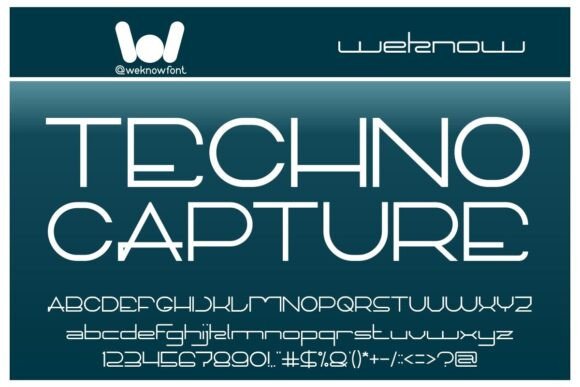 Techno Capture Font for Bold Branding