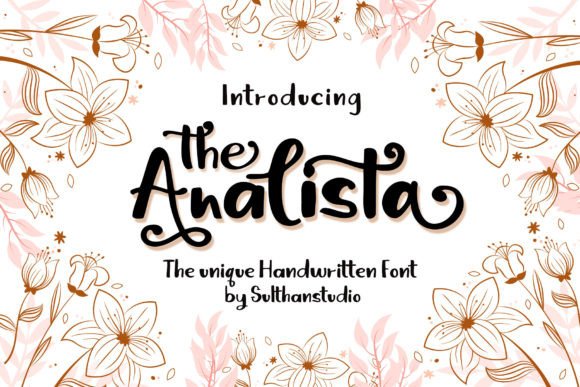 The Analista Font for Creative Campaigns