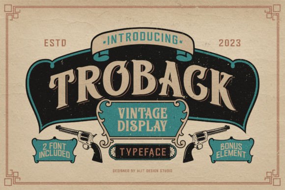 Troback Font: Timeless Elegance for Crafters