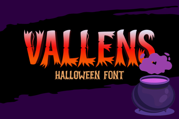 Vallens: A Spooky Halloween Font for Business