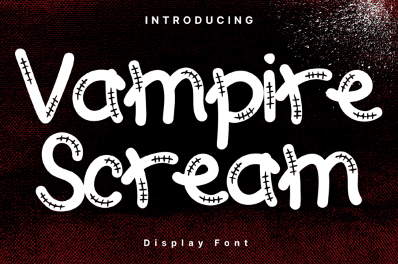 Vampire Scream Font for Creative Projects