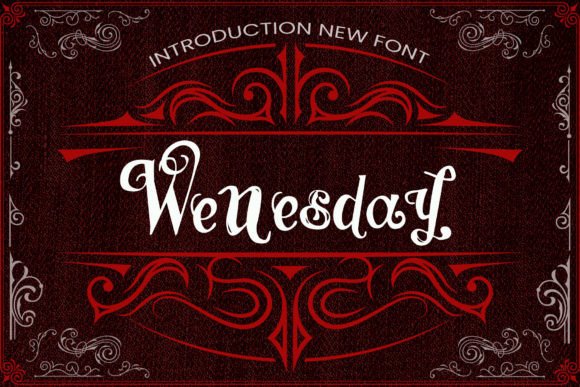 Wenesday Vintage Font